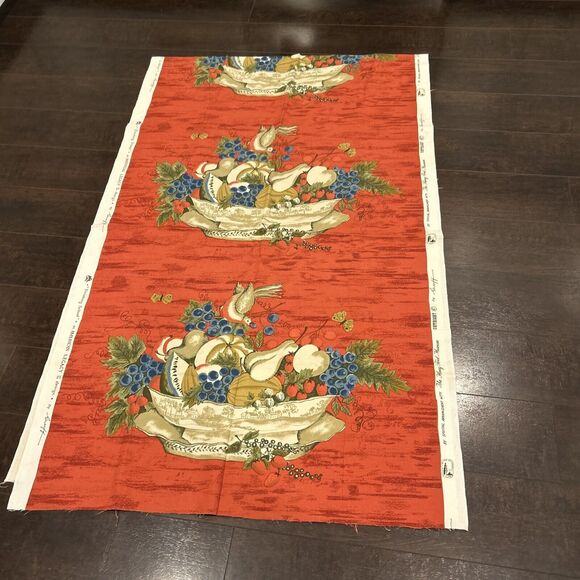 Vintage Henry Ford Museum By Greeff  Fruit Bowl Finishing School 3 Yards 2” - Picture 5 of 12